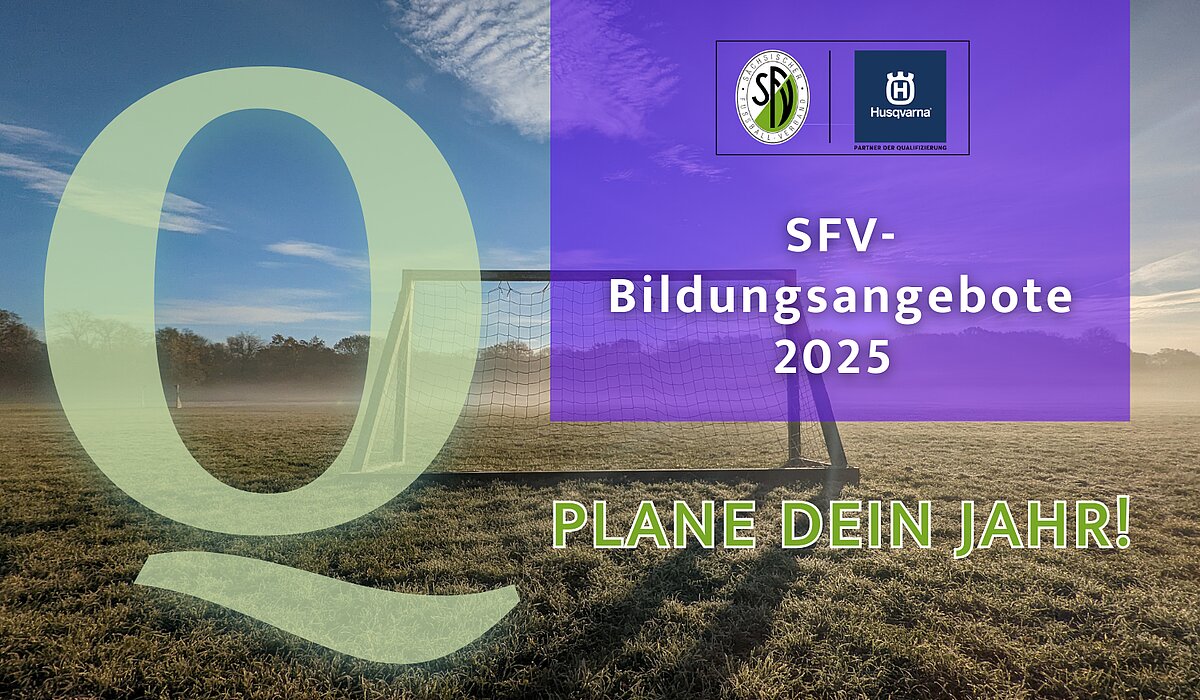 Qualifizierungsangebote des SFV im Jahr 2025