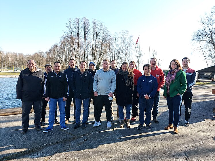 Am vergangenen Wochenende trafen sich im Rahmen der Fußballkonfliktmanager*innenausbildung die Vertreter und Vertreterinnen der Landesverbände Schleswig-Holstein, Brandenburg und Sachsen.