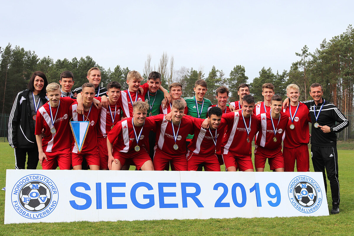 Sachsen ist Sieger beim NOFV-Laenderpokal.